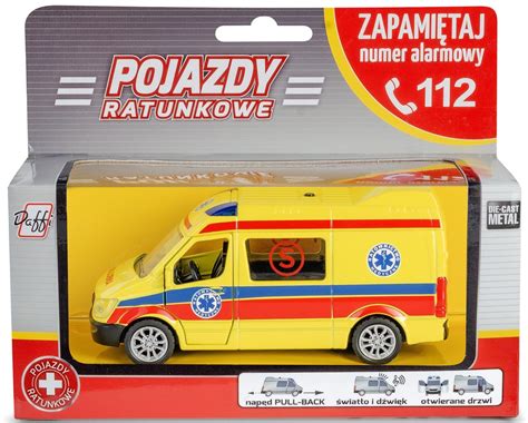Schemat przedstawiający główne postacie i pojazdy ratunkowe z serialu