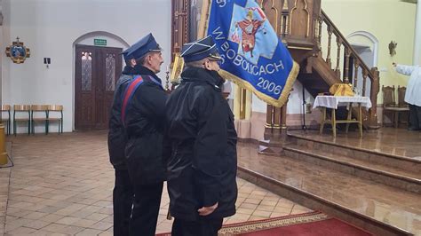 Uroczystość 150-lecia OSP Miechów: parada strażaków, poczty sztandarowe, msza święta w Bazylice Grobu Bożego