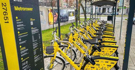 nowoczesny rower miejski z systemu Metrorower