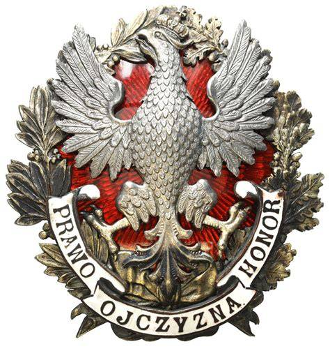 Szkic porównawczy historycznych orzełków z guzików i wpinek kołnierzowych z okresu II RP
