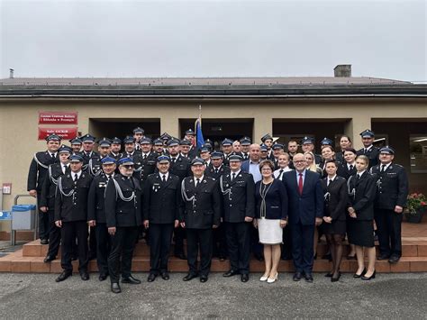 Zjazd Oddziału Gminnego ZOSP RP w Żelazkowie - zdjęcie grupowe uczestników