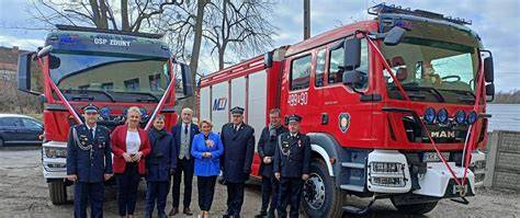 zdjęcie ciężkiego wozu bojowego MAN OSP Pierzchnica