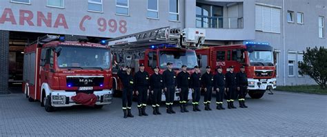 Photo of a memorial or tribute to the fallen OSP Żukowo firefighters