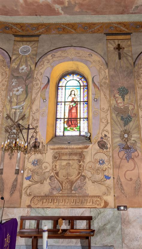Zdjęcie iluzjonistycznej polichromii w prezbiterium kościoła jezuitów w Kaliszu