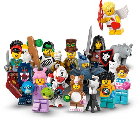 Minifigurki strażaków LEGO z różnorodnym wyposażeniem