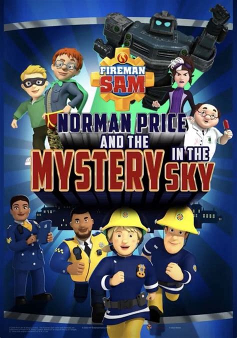 Plakat promocyjny filmu Strażak Sam: Norman Price i Tajemnica Przestworzy