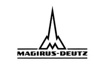 logo Magirus-Deutz na współczesnym pojeździe strażackim