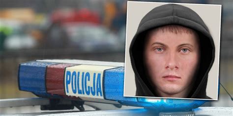 zdjęcie monitoringu z włamania do sklepu lub portret pamięciowy sprawcy