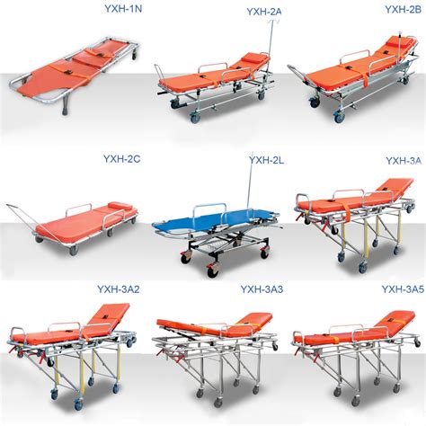 Graphic comparing different types of stretchers for child transport