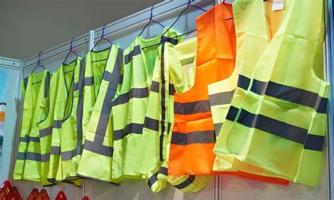 Pracownicy drogowi w kamizelkach odblaskowych pracujący w pobliżu ruchliwej drogi