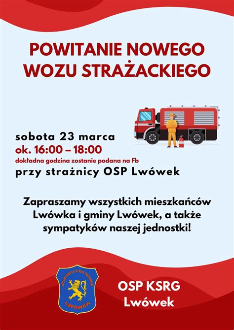 Uroczyste powitanie nowego wozu strażackiego OSP Koło nad Wartą na Rynku w Kole