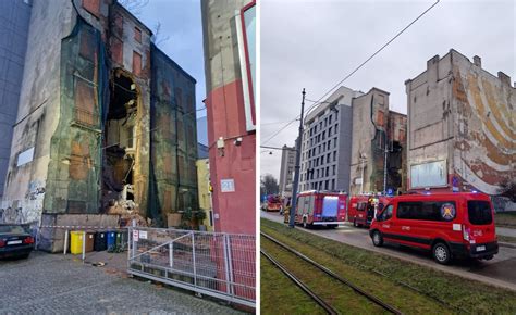 Kamienica po pożarze przy ulicy Narutowicza w Chełmie