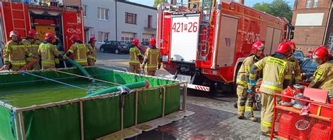 Schemat zaopatrzenia wodnego w akcji gaśniczej