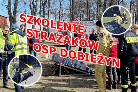 Szkolenie OSP z bezpieczeństwa paneli fotowoltaicznych