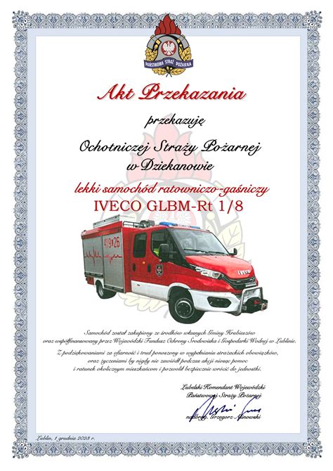 Infografika przedstawiająca specyfikację samochodu Renault Master dla OSP
