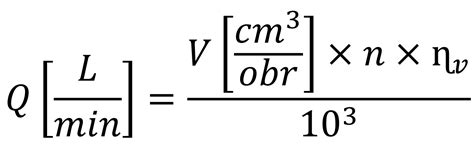 Diagram wyjaśniający wzór na obliczanie wydajności hydrantu