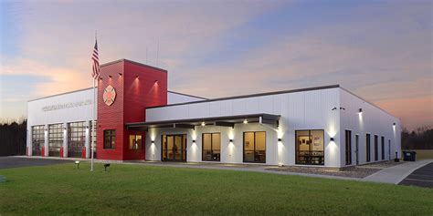 thematic photo of a fire station building