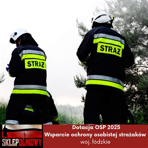 Zestawienie sprzętu ratowniczego i ochrony osobistej dla strażaków OSP