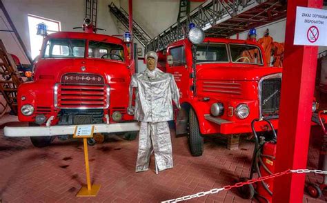 zdjęcie Bedforda N-70 z Muzeum Pożarnictwa w Kotuniu