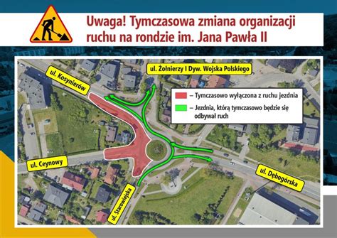 wizualizacja masztu telekomunikacyjnego na rondzie Jana Pawła II w Rzeszowie