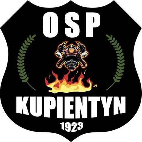 Photo of OSP Kupientyn receiving a new standard or award