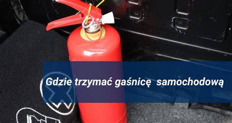 Przykładowe miejsca przechowywania koca gaśniczego w domu