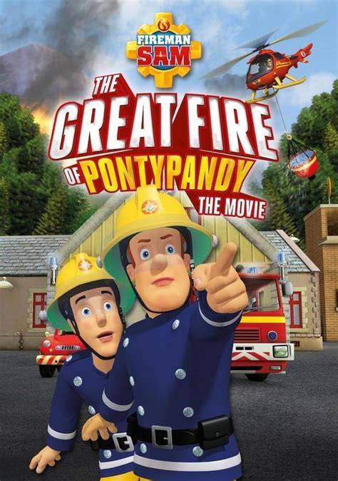 Thematic photo of Fireman Sam and his friends from Pontypandy