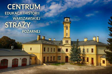 Historyczny budynek Centrum Edukacji i Historii Warszawskiej Straży Pożarnej