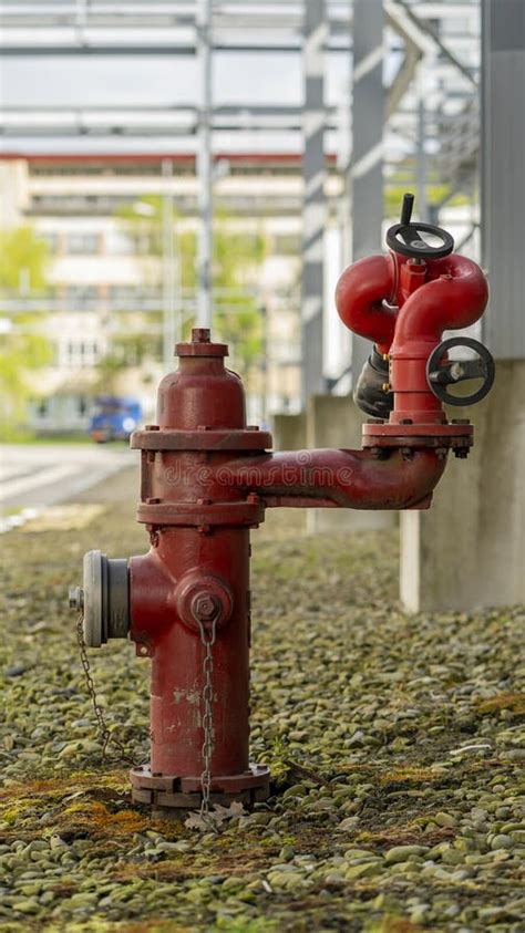Thematic photo of a fire hydrant in an industrial hall