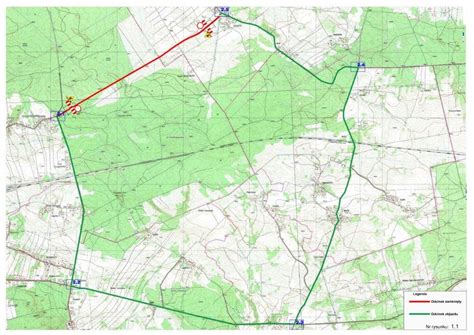 Mapa regionu z zaznaczoną drogą DK19, Szyperki, Jarocin i Hutą Deręgowską, uwzględniająca miejsca przebudowy
