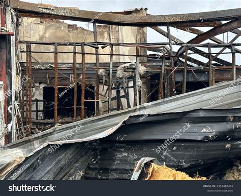 Infographics showing the damage structure after the fire