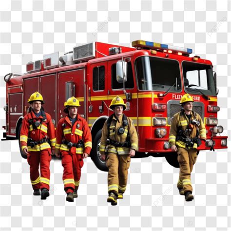 Thematic photo of a fire truck with firefighters or a family enjoying an outdoor event.