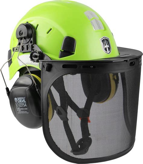 Kask pilarza z ochroną słuchu i twarzy