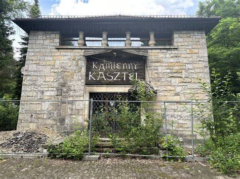 Zdjęcie zniszczonego wnętrza restauracji Kamienny Kasztel po pożarze