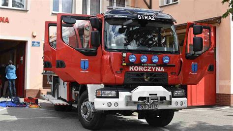 Zdjecie archiwalne: pierwsi członkowie Ochotniczej Straży Pożarnej w Korczynie