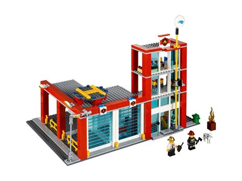 Zdjęcie zestawu LEGO City Remiza Strażacka 60004