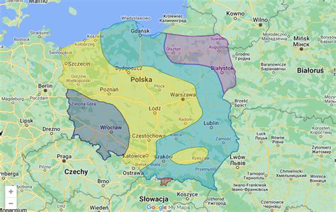 Mapa stref obciążenia wiatrem w Polsce lub zdjęcie nasady w wietrznych warunkach