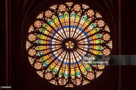 Witraż rozety Katedry Notre Dame