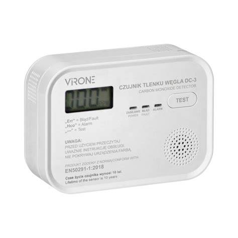 Czujnik tlenku węgla w środowisku domowym, schemat instalacji