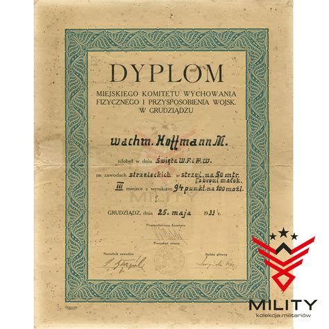 Ilustracja przedstawiająca dyplom dla młodzieżowych zawodów strażackich z elementami graficznymi nawiązującymi do pożarnictwa.