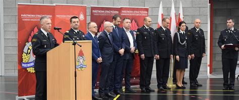 zdjęcie przedstawiające uroczystość wręczenia nagród dla jednostek OSP