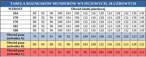 Zestawienie mundurów galowych i bojowych OSP