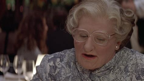 Robin Williams w charakteryzacji Pani Doubtfire