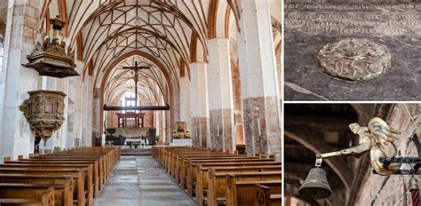 Tematyczne zdjęcie płonącego dachu kościoła św. Katarzyny w Gdańsku