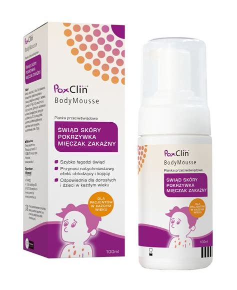 opakowanie pianki PoxClin CoolMousse dla dzieci