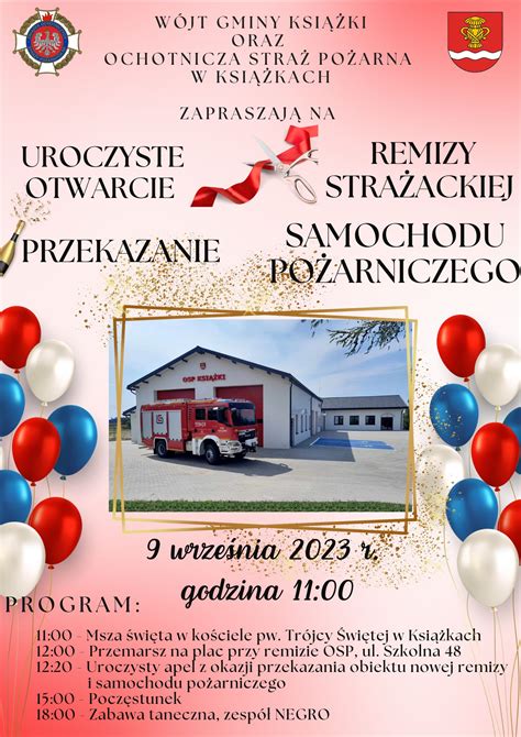 Uroczyste otwarcie zmodernizowanej remizy OSP Czerwin
