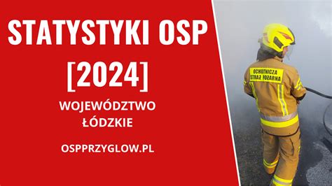 Infografika przedstawiająca statystyki interwencji OSP w podziale na typy zdarzeń