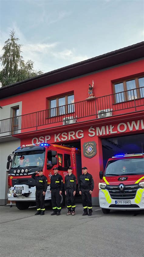 Portret Kazimierza Przybyły, najbardziej zasłużonego komendanta OSP Śmiłowice
