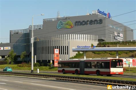 Ilustracja przedstawiająca centrum handlowe Carrefour Morena