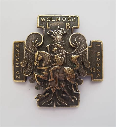 Awers pamiątkowej gwiazdy strażackiej z 1918 roku